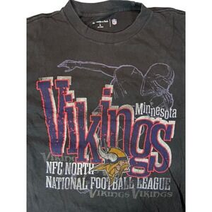 Minnesota Vikings Graphic T Shirt Abercrombie Fitch Mens L TALL